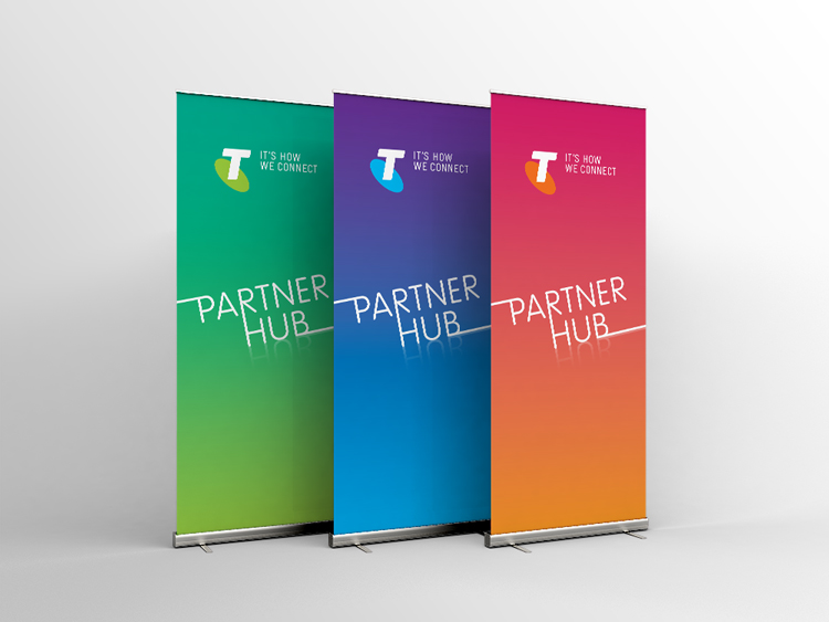 Telecommunications Brand Banner Promotional Advertising